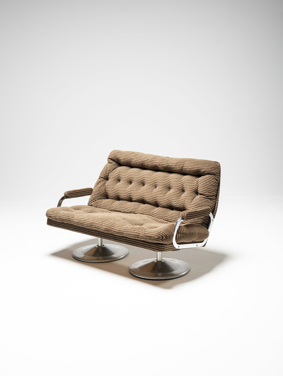 Image 1 of Set di divani e poltrone Space Age, Ungheria, anni '50