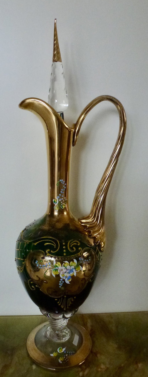 Murano - Tre Fuochi - Carafe - Design Cenedese (1946).