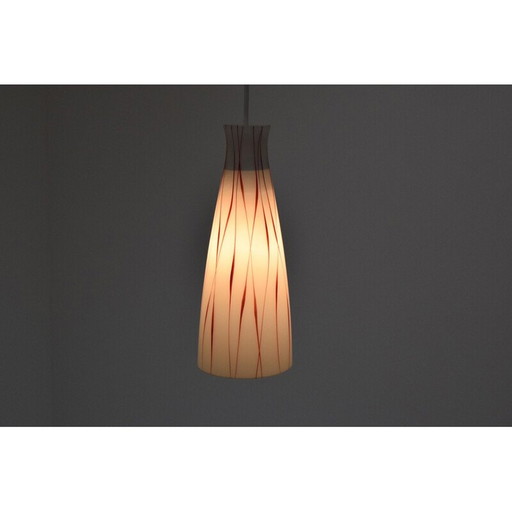 Vintage suspension lamp by Jilove u Decina 1960s