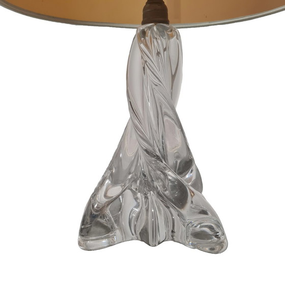 Image 1 of Lampada da tavolo in cristallo francese di Baccarat, anni '50