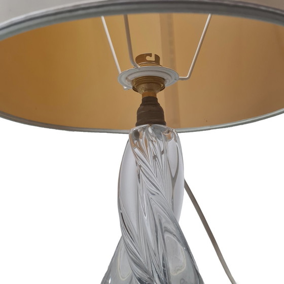 Image 1 of Lampada da tavolo in cristallo francese di Baccarat, anni '50
