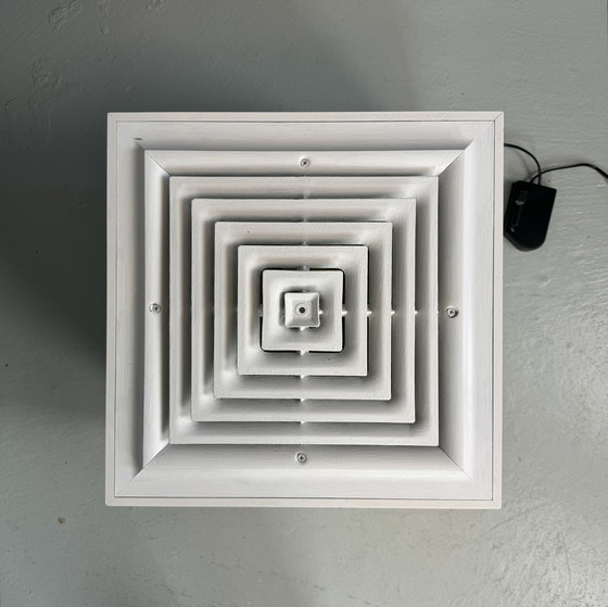 Image 1 of Lampadaire cube vintage