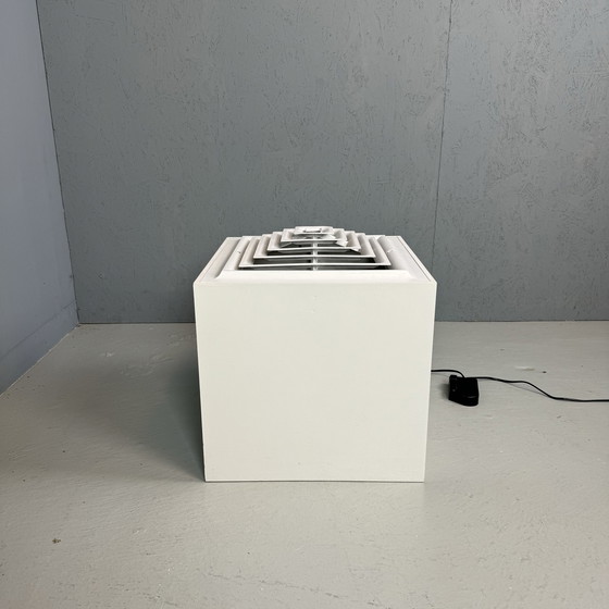 Image 1 of Lampadaire cube vintage