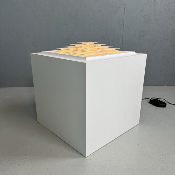 Image 1 of Vintage cube floor lamp