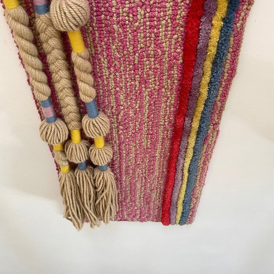 Image 1 of Tappeto da parete vintage in lana di Ewald Kröner per Schloss Hackhausen, Germania anni '70