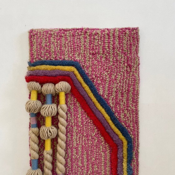 Image 1 of Tappeto da parete vintage in lana di Ewald Kröner per Schloss Hackhausen, Germania anni '70