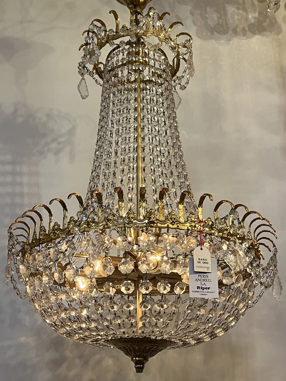 Image 1 of Peris Andreu design chandelier hanging lamp XXL size