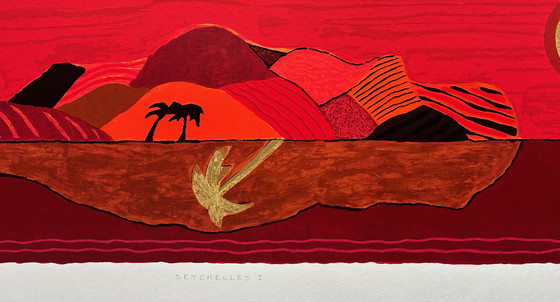 Image 1 of Screenprint Ronald Boonacker - Mahe, Seychelles I