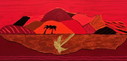 Screenprint Ronald Boonacker - Mahe, Seychelles I
