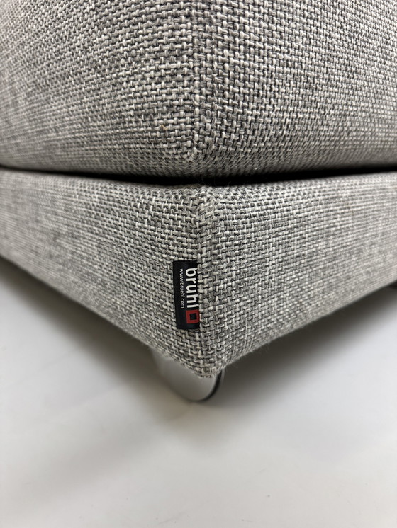 Image 1 of Brühl Fourtwo Designer Sofa Fabric Couch Sofa Bed Four Two Gray