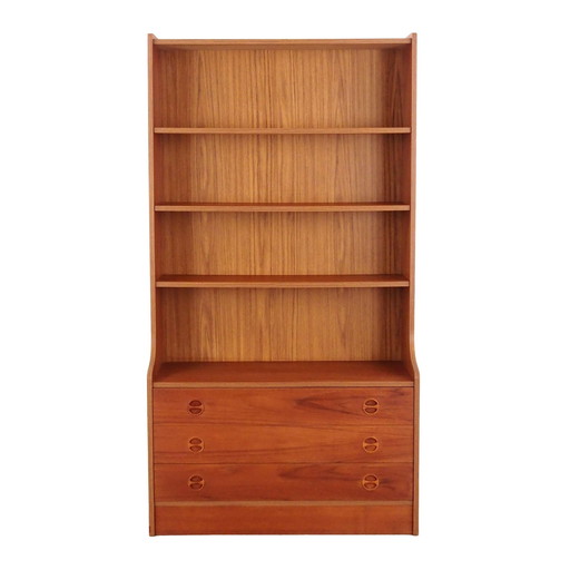 Teak Bookcase, Danish Design, 1960S, Production: Denmark