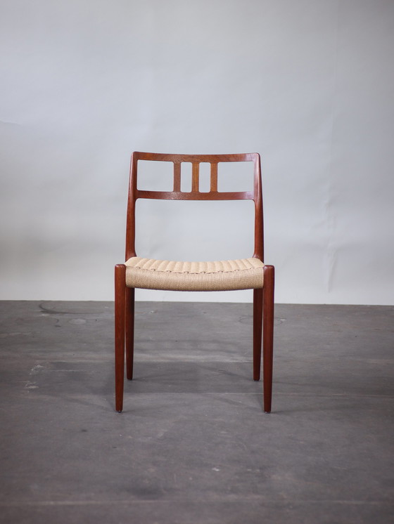 Image 1 of 6x N.O. Møller 79 dining chairs Danish design teak