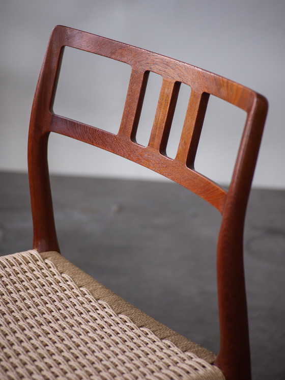 Image 1 of 6x N.O. Møller 79 dining chairs Danish design teak