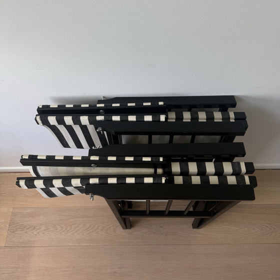 Image 1 of 2x chaises de directeur danoises par Hyllinger Möbler, 1980