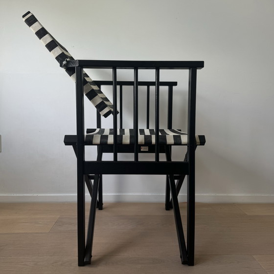 Image 1 of 2x chaises de directeur danoises par Hyllinger Möbler, 1980