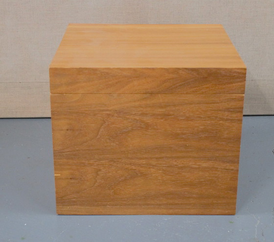 Image 1 of Cherry Wood Storage Box