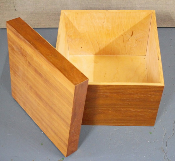 Image 1 of Cherry Wood Storage Box