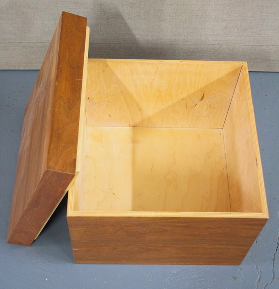 Image 1 of Cherry Wood Storage Box