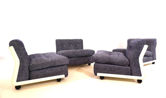 Image 1 of Set of 4 C&B Italia Amanta lounge chairs by Mario Bellini