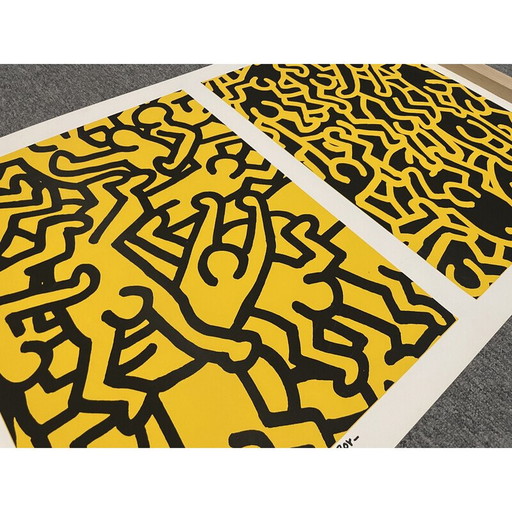 Póster serigrafiado vintage de Keith Haring para Playboy