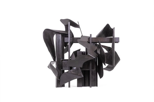 Jean Campa. Antique Metal Sculpture. Year 1995.