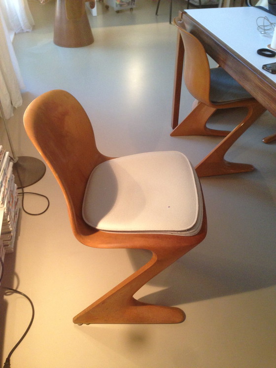 Image 1 of 4x Chaise Ernst Moeckl Kangeroe