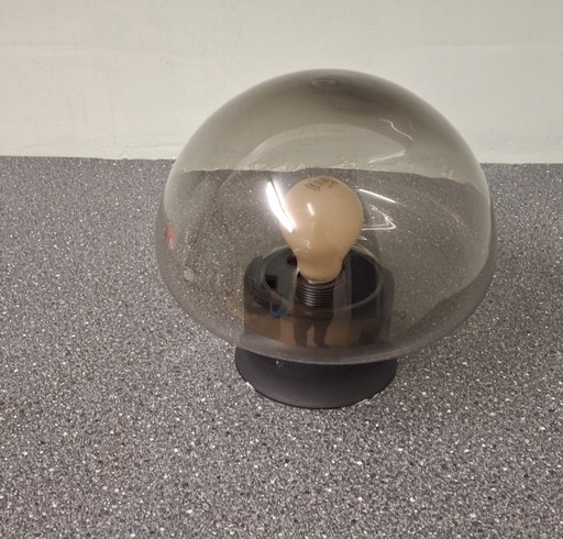 Vintage Lamp Fume Glass