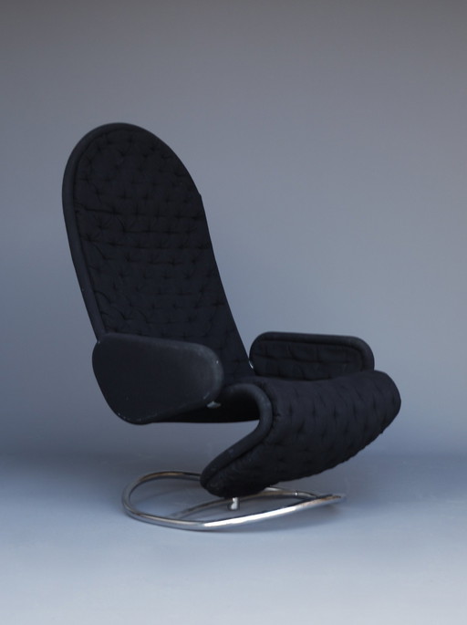 1-2-3 System Lounge Rocking Chair By Verner Panton For Fritz Hansen, 1975