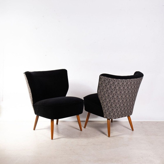 Image 1 of Pair of mid-century club armchairs, 1950s