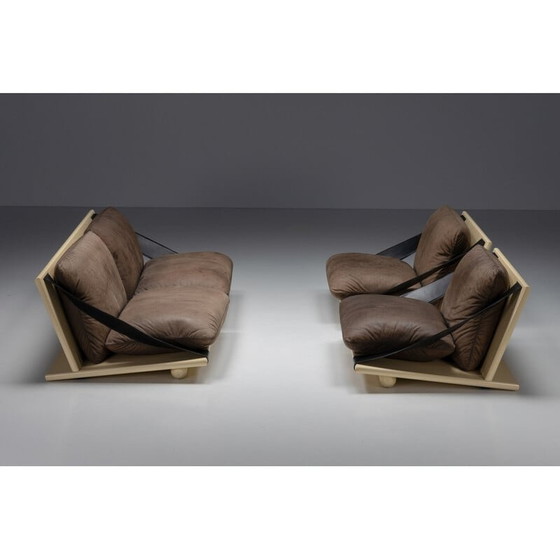 Image 1 of Mid century two-seater sofa by Lacquer and Leather, 1970s