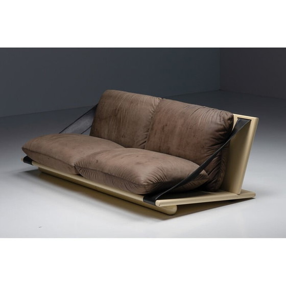 Image 1 of Mid century two-seater sofa by Lacquer and Leather, 1970s