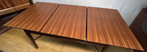 Image 1 of Mid Century Retro Vintage Teak Extending Dining Table By Gplan 1950 