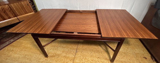 Image 1 of Mid Century Retro Vintage Teak Extending Dining Table By Gplan 1950 