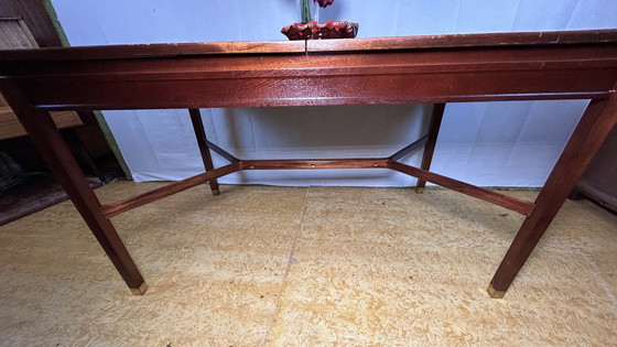 Image 1 of Mid Century Retro Vintage Teak Extending Dining Table By Gplan 1950 