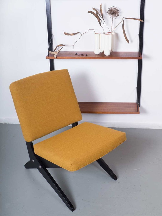 Image 1 of New Upholstered Scissor Chair FB18 - Jan van Grunsven - Pastoe