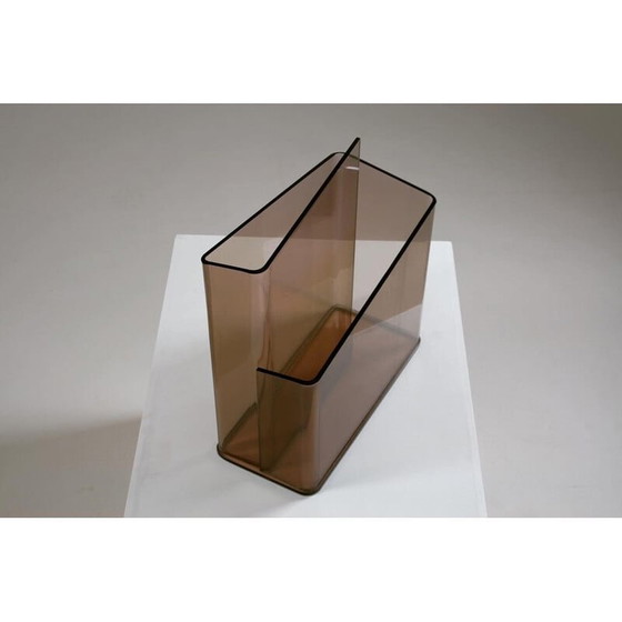 Image 1 of Vintage magazine rack in plexiglass for Roche Bobois, France 1970