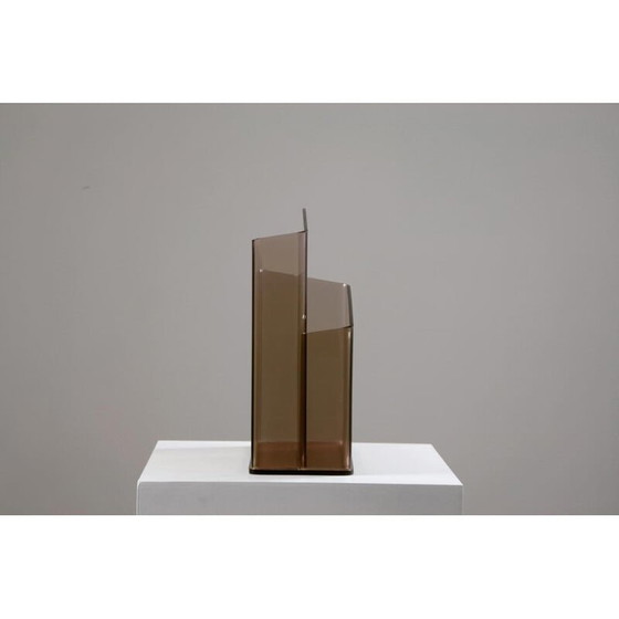 Image 1 of Vintage magazine rack in plexiglass for Roche Bobois, France 1970