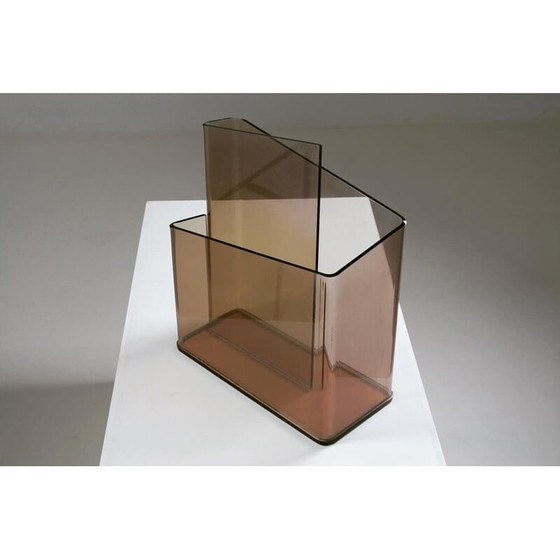 Image 1 of Vintage magazine rack in plexiglass for Roche Bobois, France 1970