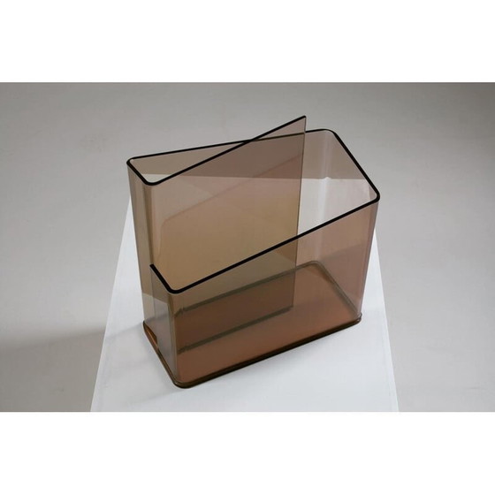 Image 1 of Vintage magazine rack in plexiglass for Roche Bobois, France 1970