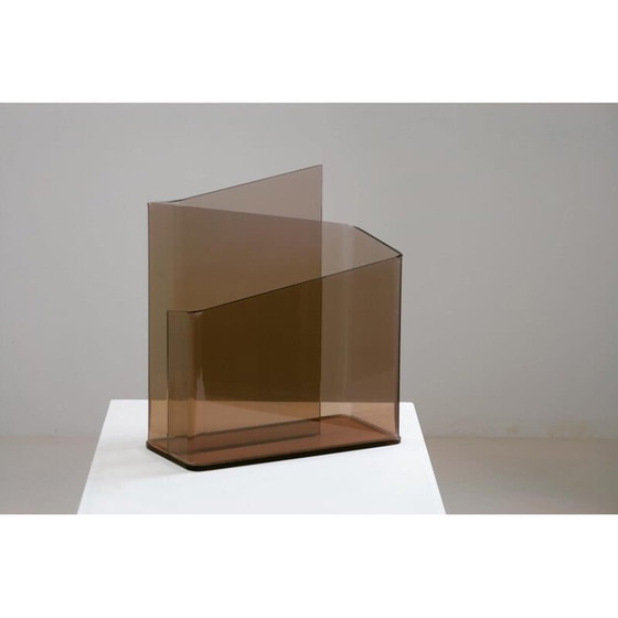 Image 1 of Vintage magazine rack in plexiglass for Roche Bobois, France 1970