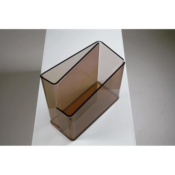 Image 1 of Vintage magazine rack in plexiglass for Roche Bobois, France 1970