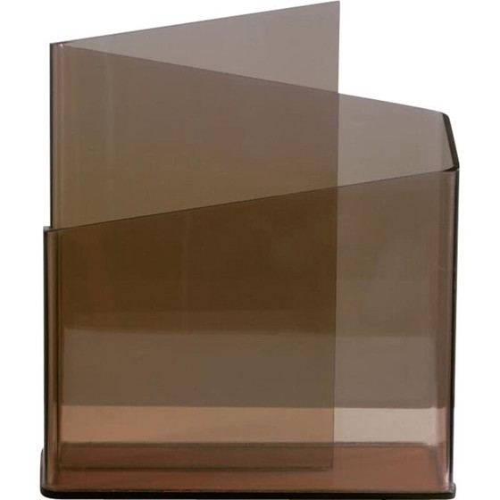 Image 1 of Vintage magazine rack in plexiglass for Roche Bobois, France 1970