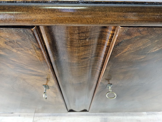 Image 1 of Art Deco Sideboard In Walnut Burl