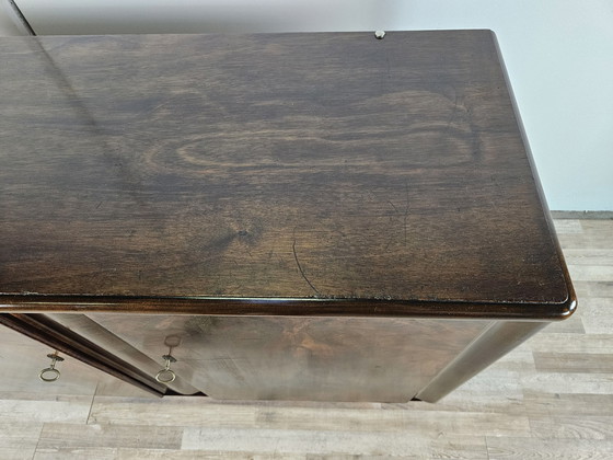 Image 1 of Art Deco Sideboard In Walnut Burl