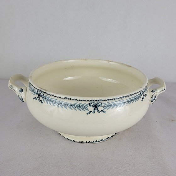 Image 1 of Choisy Le Roi Boulenger earthenware tureen Chinon model