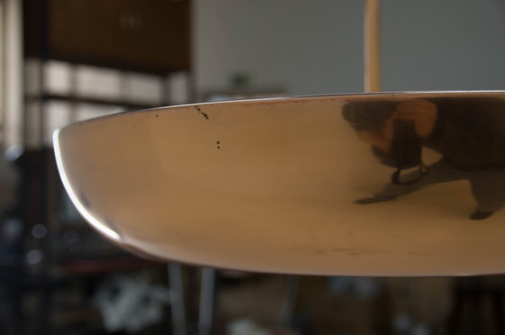 Image 1 of Lampadario in rame Bauhaus / Funzionalista UFO, anni '30