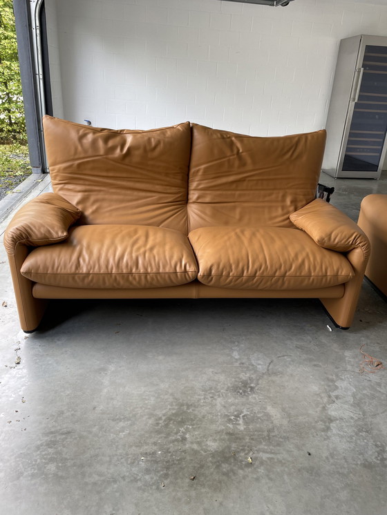 Image 1 of Cassina Maralunga 2 and 3-seater sofa