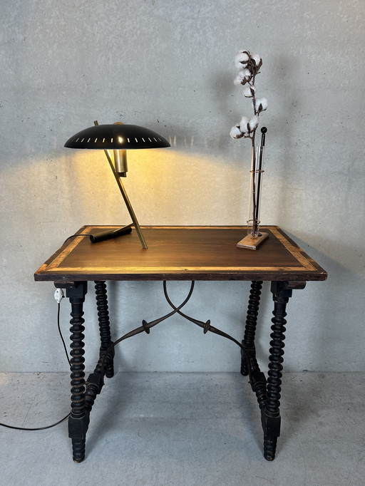 Vintage Test Tube / Vase In Stand