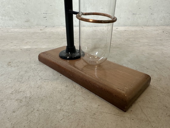 Image 1 of Provetta/vaso vintage su supporto