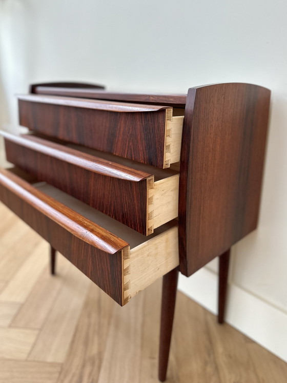 Image 1 of Vintage Chest of Drawers Rosewood Sideboard Denmark